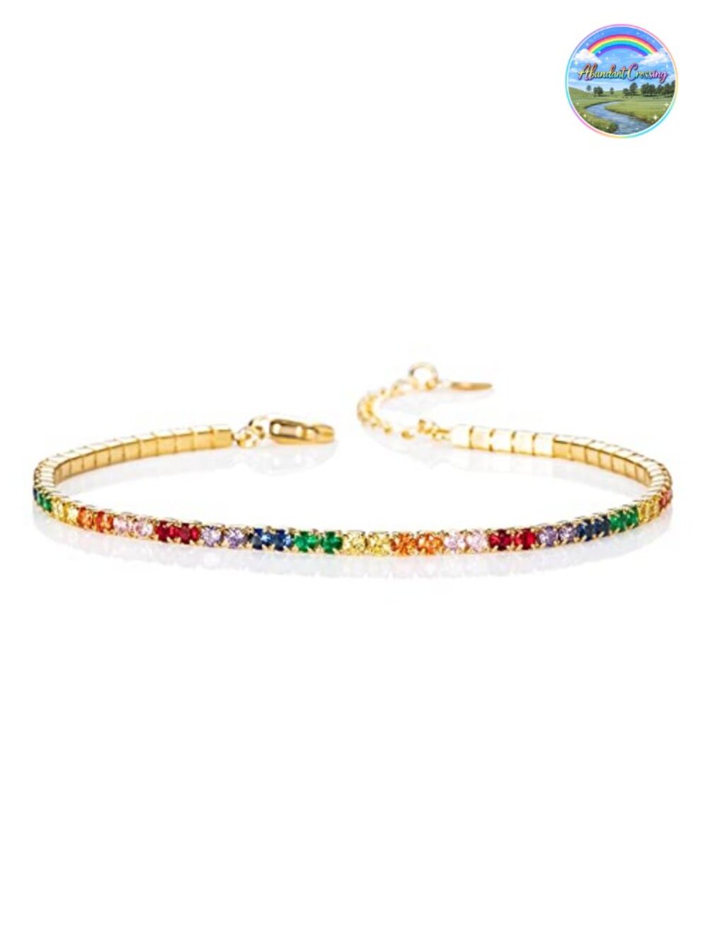 Dainty 925 Sterling Silver Tennis Bracelet with Cubic Zirconia Stones - 2mm